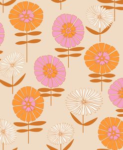 Spring Retro Flowers