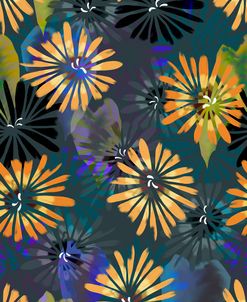 Collage Florals Bon Voyage Repeat Pattern