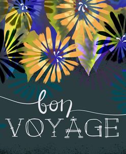 Collage Florals Bon Voyage