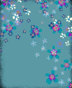 Collage Florals Spring Into Spring Placement Pattern