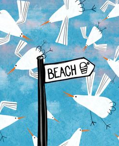Flock to the beach