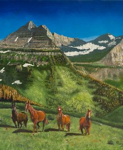 Four Mountain Horses