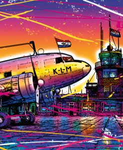 C005 Colorful Cityview Of Airport Schiphol