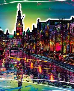 C006 Colorful Cityview Of Dutch City Of Alkmaar