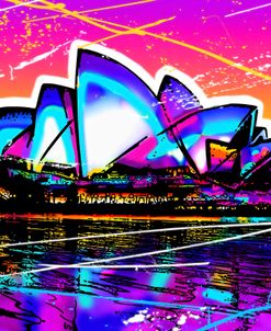 C002 Colorful Cityview Sidney Opera House