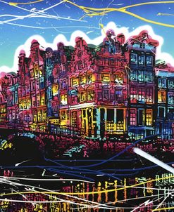 001 Ray Heere Colorful Cityview De Brouwersgracht In Amsterdam