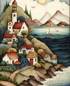 Folk Art Harbors 12