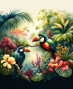 Tropical Watercolor Paradise 5