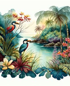 Tropical Watercolor Paradise 10