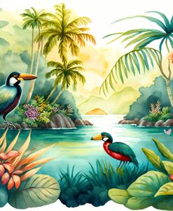 Tropical Watercolor Paradise 4