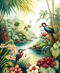 Tropical Watercolor Paradise 15