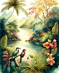 Tropical Watercolor Paradise 17
