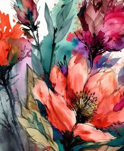 Watercolor Expressive Flowers 2