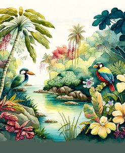 Tropical Watercolor Paradise 11