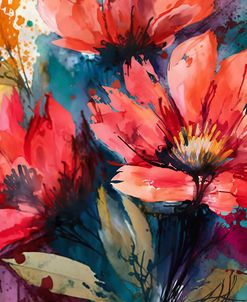 Watercolor Expressive Flowers 7