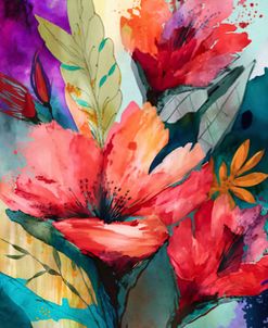 Watercolor Expressive Flowers 18