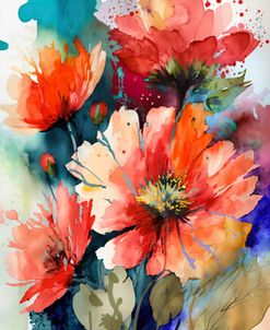 Watercolor Expressive Flowers 20