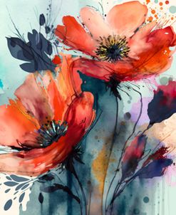 Watercolor Expressive Flowers 15