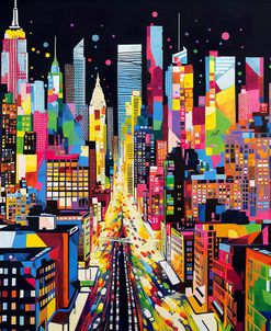 Pop Art New York By Night 1