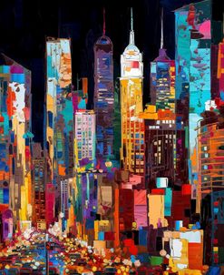 Pop Art New York By Night 2