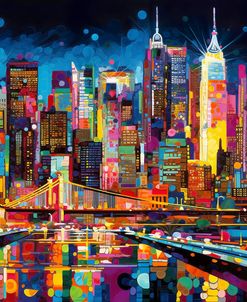 Pop Art New York By Night 3