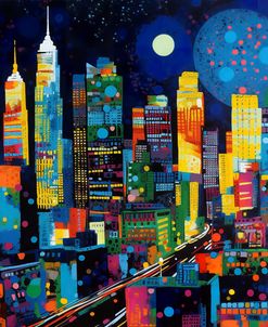 Pop Art New York By Night 4