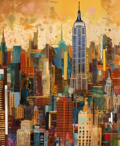 Pop Art New York Gold 4