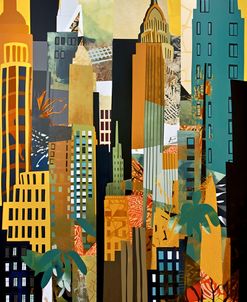 Pop Art New York Gold 5