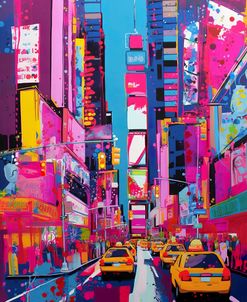 Pop Art New York Pink 4