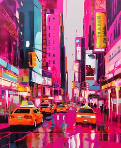 Pop Art New York Pink 5