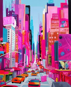 Pop Art New York Pink 7