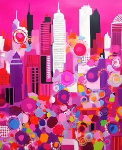 Pop Art New York Pink 1