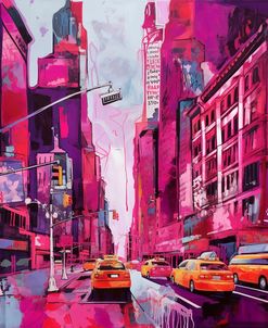 Pop Art New York Pink 2
