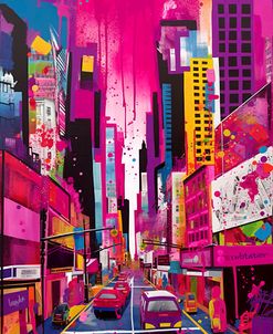 Pop Art New York Pink 3