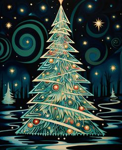 Art Deco Christmas Tree 7