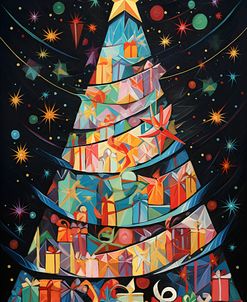 Art Deco Christmas Tree 8
