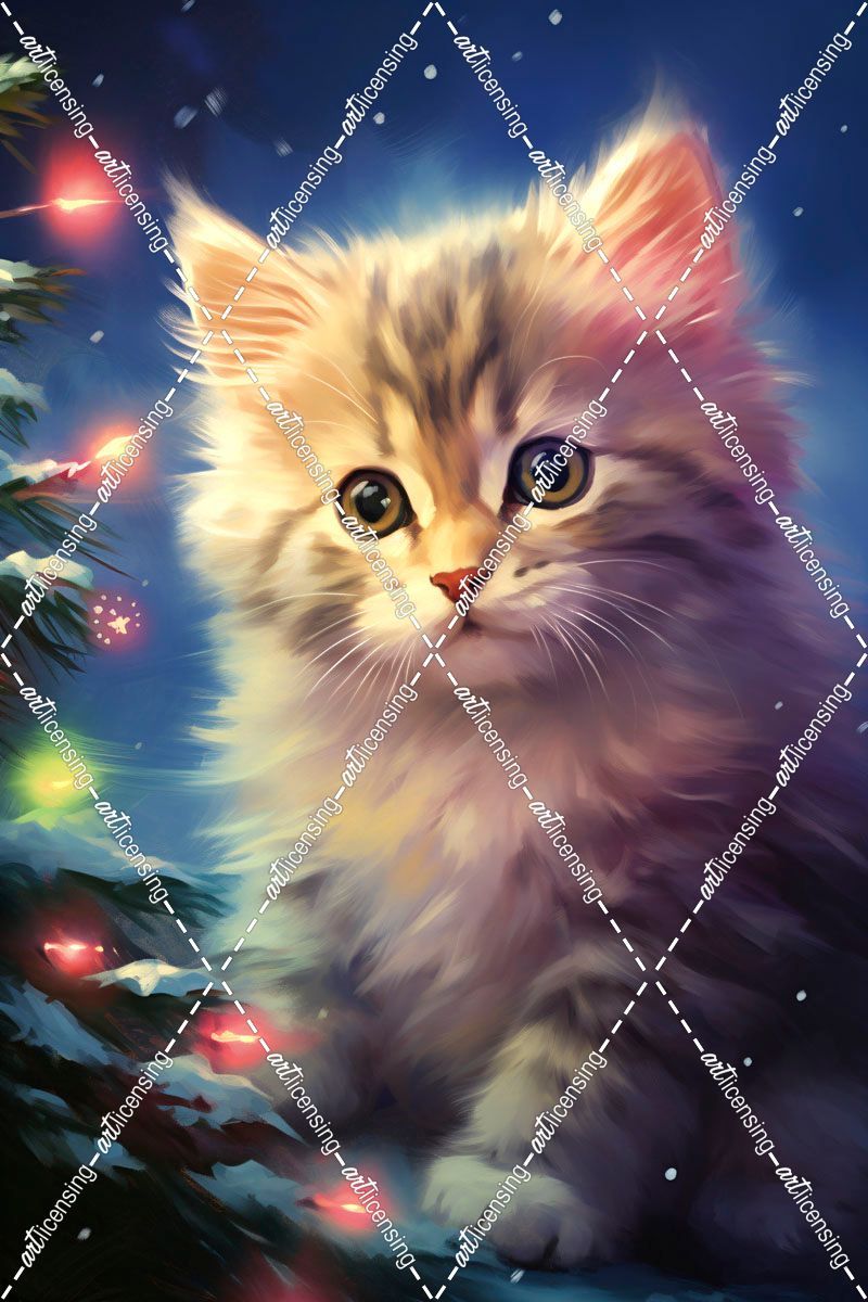 Christmas Kitten 10