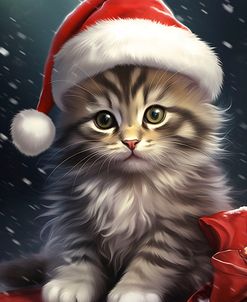 Christmas Kitten 4