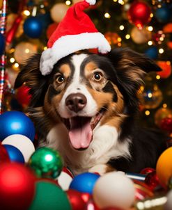 Happy Christmas Dog 1