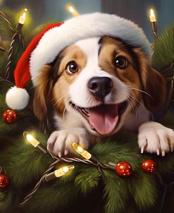 Happy Christmas Dog 3