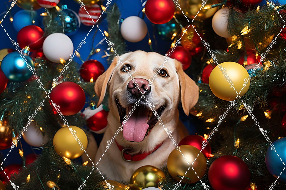 Happy Christmas Dog 4