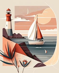 Mid Century Coastal Scenes 23