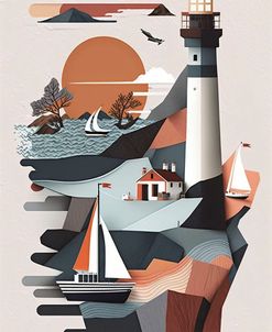 Mid Century Coastal Scenes 35