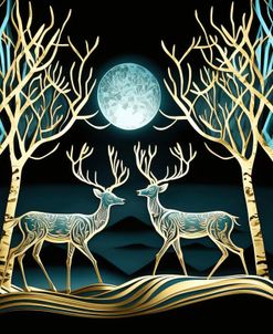 Mid Century Deer 3