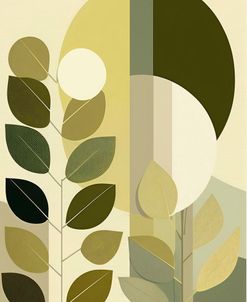 Mid Century Nature Green 13