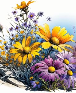 Watercolor Wildflowers 2