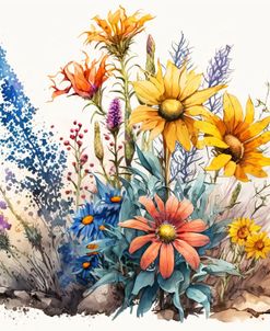 Watercolor Wildflowers 3