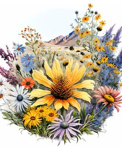 Watercolor Wildflowers 14