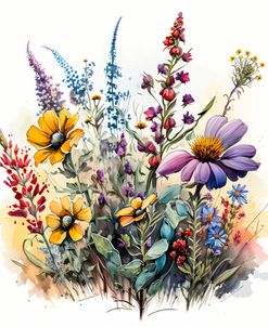 Watercolor Wildflowers 15