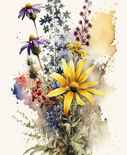 Watercolor Wildflowers 20